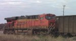 BNSF coal train DPU